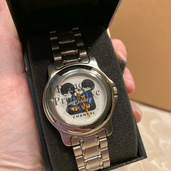 Vintage NEW Disney Channel Mickey Mouse Watch Box new old stock - Picture 1 of 8